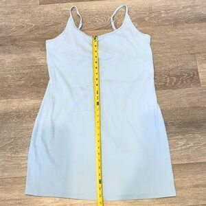 Old Navy Light Blue Midi Dress with Bra lining